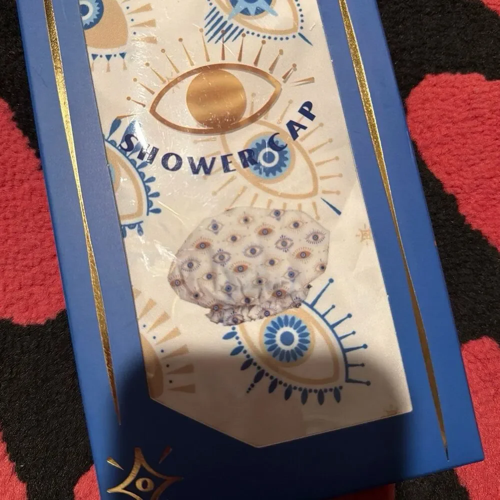Addy Lu evil eye shower cap